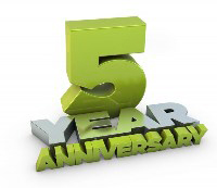 sm5YrAnniv1 Five Years!